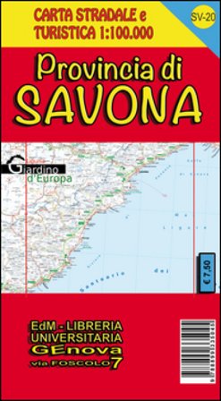 Provincia di Savona. Carta stradale e turistica 1:100.000 Stefano Tarantino