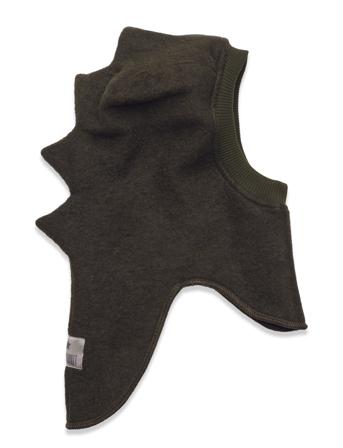 Balaclava Triangles Wool Accessories Headwear Balaclava Kakigrønn Huttelihut*Betinget Tilbud