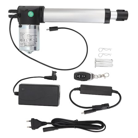 Linjär Aktuatormotor med Fjärrkontroll 150mm Slaglängd 4000N Kraftig Mini Elektrisk Linjär Aktuator