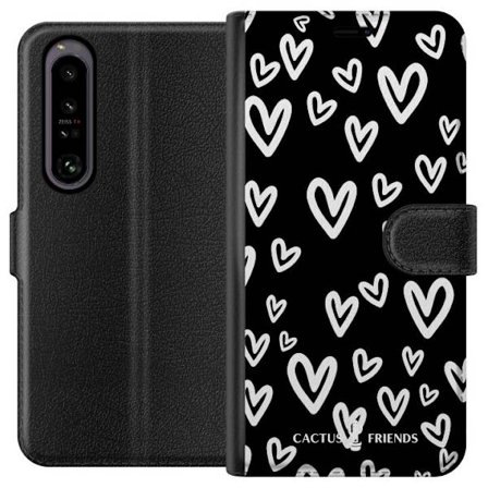 Yhteensopiva Lompakkokotelo Sony Sony Xperia 1 IV Cactus and Friends - Handdrawn Love Chaos