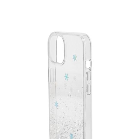 Clear Case iPhone 15 Plus Snowflake