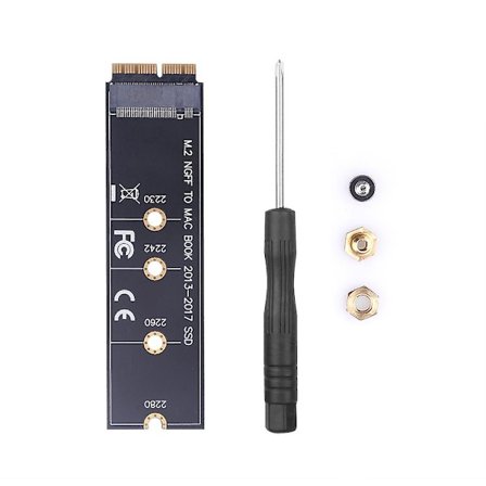 M.2 NVME SSD Konverter Adapterkort til MacBook Air Pro Retina 2013-2017 NVME/AHCI SSD Opgraderingssæt Til A1465 A1466 A1398 A1502 [DB]