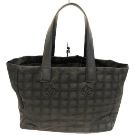 Chanel Vintage Pre-owned nylon chanel-tasker Sort, Dame Vintage Tasker, Størrelse: ONE Size