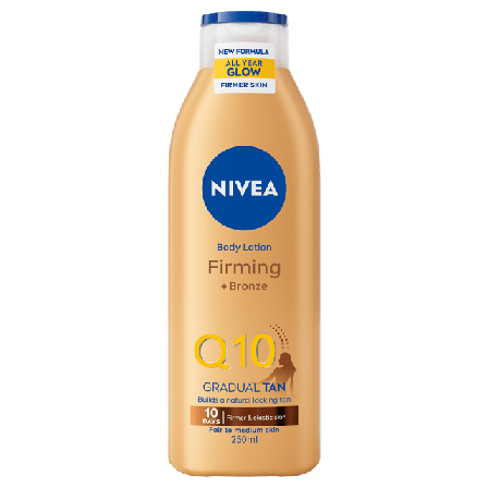 NIVEA Body Lotion Q10 Gradual Tan Firming 250 ml Bodylotion & kroppsoljor Dam