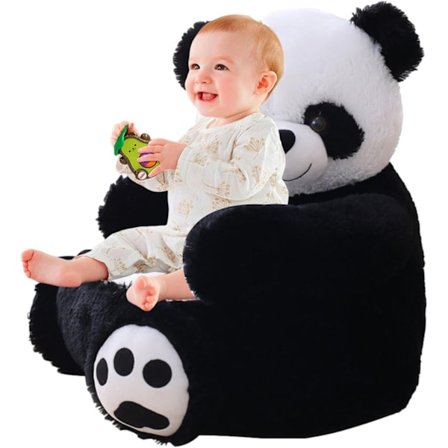 Børne Panda Pludset Stol, Panda Stol til Børn