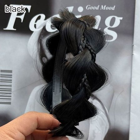 Fletthodebøyle Fiskebeinsfletter SVART