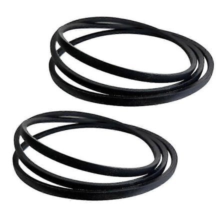 2-pack drivrem kompatibel med LT1000 LT3000 DLT3000 42-tums åkgräsklippare, reservdel 532144959 (1/2x95 tum) [JSR]