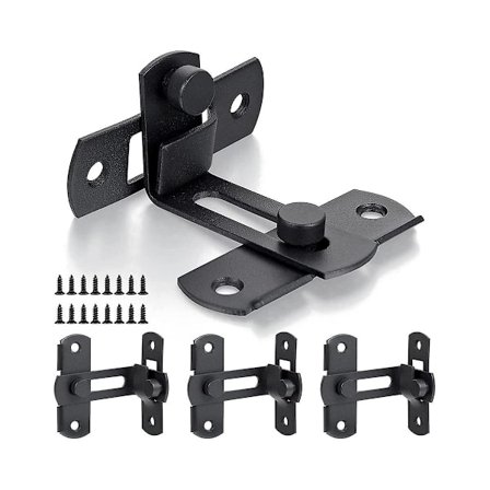 Flip-dør lås for låve - Beskytt privatliv og sikkerhet - Låsehake for låvedør - Anti