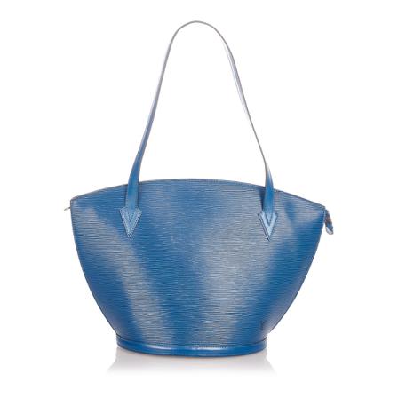 Louis Vuitton Vintage, Pre-owned Epi Saint Jacques GM Long Strap Leather Blauw, Dames, Maat:ONE Size