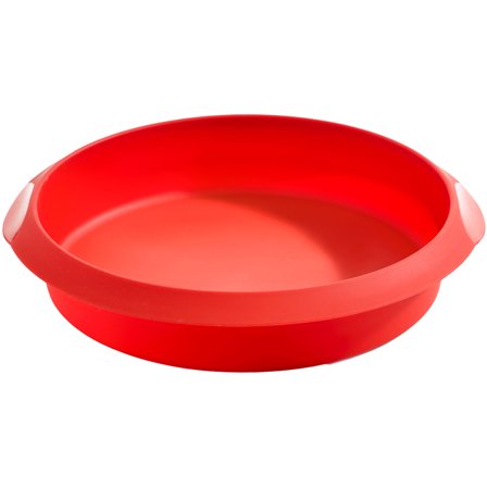 Lékué Rund bageform i silikone Ø24 cm, rød | KitchenOne