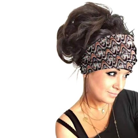 Leveä hiuspanta Jooga-pääpanta 5 5