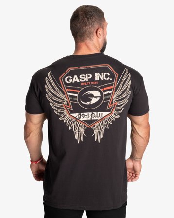 Gasp Utility Street Tee, Washed Black, Treningsklær & Sko, Treningsklær Herre, T-skjorte