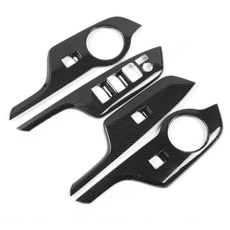 Toyota C-hr Chr 2016-2021 Ikkunakytkinpaneelin Suojus Hiilikuitu