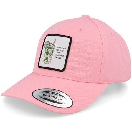 Iconic - Rose adjustable Casquette - Mojito Drink Patch Pink Adjustable @ Hatstore