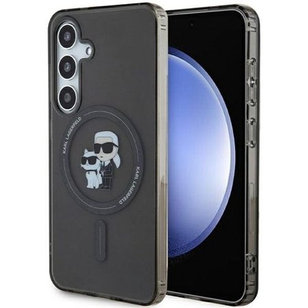 Karl Lagerfeld IML Karl&Choupette MagSafe-etui til Samsung Galaxy S24 - sort