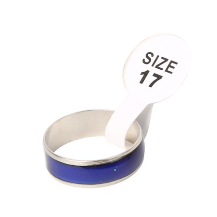 Retro Farveskift Stemningsring Oval Følelsesændrende Ring til Elskende