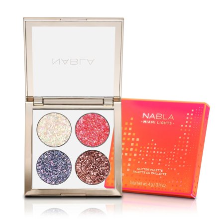 Nabla Miami Lights Glitter Palette - Palette occhi