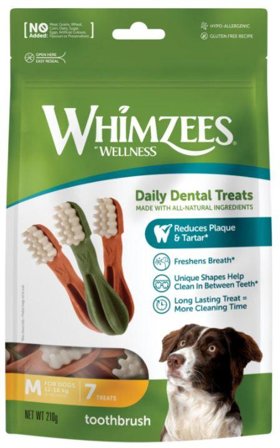 Whimzees Star Tannbørster - M