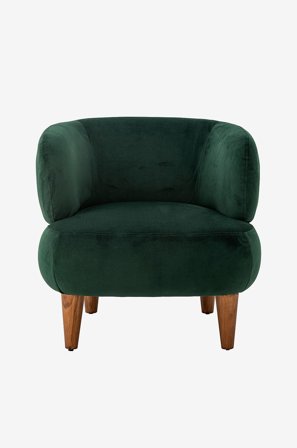 Bloomingville - Ruperta Lounge-fåtölj - Grön - Fåtöljer - Från Homeroom