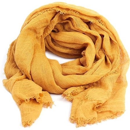 Kvinde - Tørklæde - Krøllet - pashmina - tørklæde - kravevarmer - hals