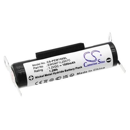 Batteri for tannbørste for Panasonic WEW0890-W406, EW-DC01