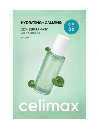 Celimax The Real Cica Calming Ampoule Mask - Green - 1 PCS