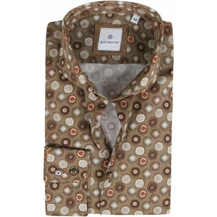 Blue Industry Shirt Brun, Herre Skjorter