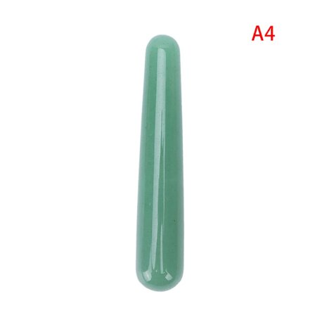 Naturlig Jade Yoni Tryllestav Naturlig Hvit Krystall Massasje Obsidian Yoni Stav Naturstein Kroppsmassasje Stav Ansiktsmassasje Bar