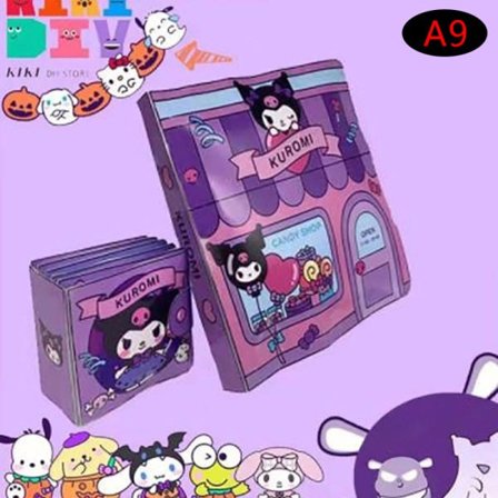 Stille bok Sanrio Doudou bok pedagogisk hjemmelaget Kuromi bok