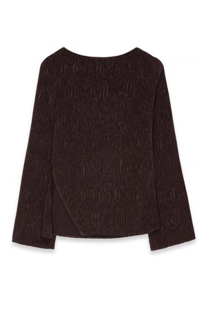 NA-KD Bluse mit Seitenschlitz - Blusen - Braun - EU 32