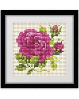 Diamond Painting Rosa Rose - Riolis