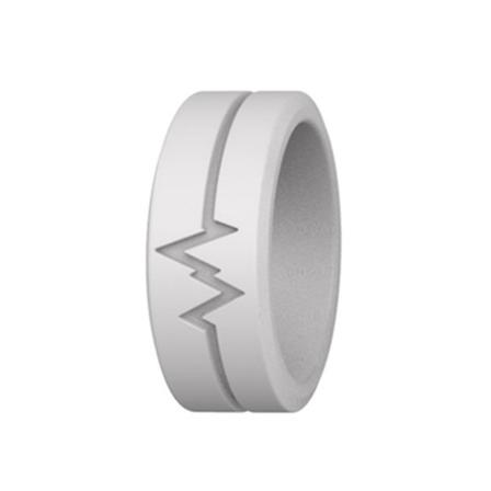 Outdoor Survival Lysende Silikonring Kvinner Menn In The Dark Fingerring