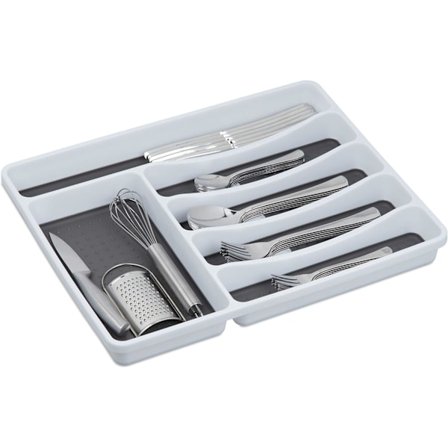 Besticklåda för låda, bestickorganisatör, köksförvaring, ZQKLA