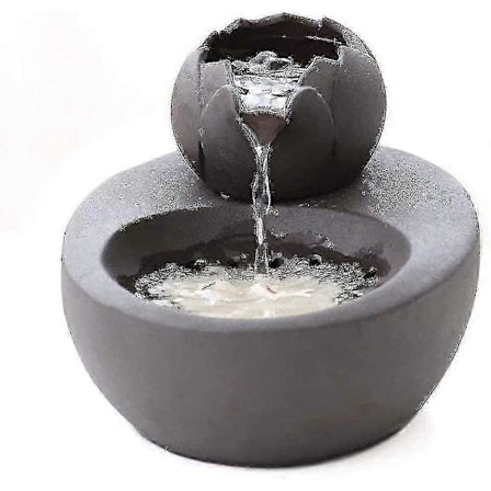 Kissajuoma-automaatti, hiljainen keraaminen kissan juoma-automaatti, musta