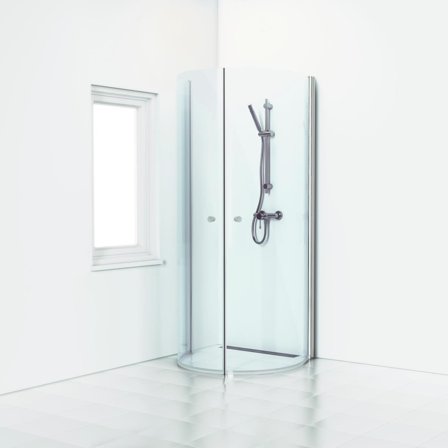 Svedbergs Skoga 6130048 Duschvägg rund 78-80 cm, Badrum