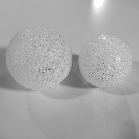 Krystalkugle Farverig Farveskiftende LED Nattelys Lysende Legetøj