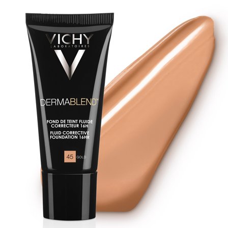 VICHY Dermablend Fondotinta Correttore Fluido 16h tonalità 45 30ml - Fondotinta liquido