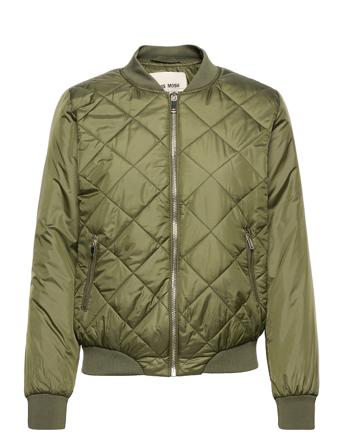 Amber Solid Bomber Jacket Green MOS MOSH