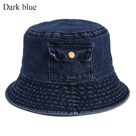 Bucket Hat Fisherman Hat MÖRKBLÅ