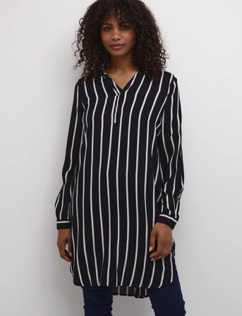 Kaffe Kamarana Shirt Dress - Black - 46