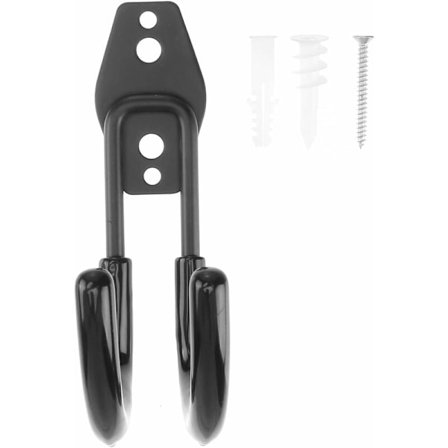 1 Avtagbar väggmonterad metall trädgårdsslanghållare Heavy Duty metall trädgårdsslanghållare Trädgårdsslang förvaringskrok för vägg utomhus trädgård 