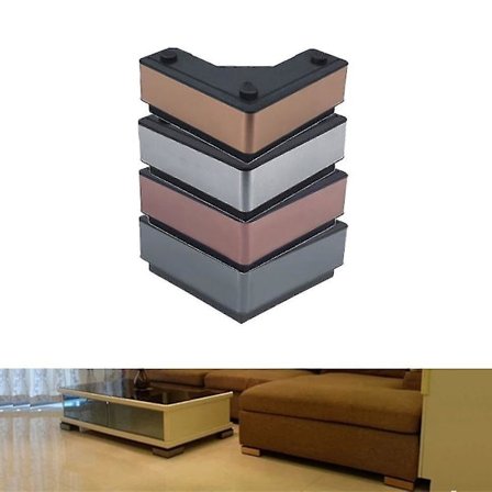 4 st möbelsoffa ben tv-skåp sängstöd fötter justerbara fötter hushållsmöbler tillbehör