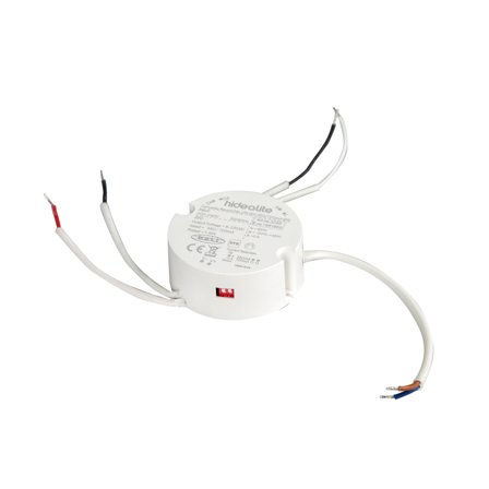 Hide-a-Lite Round Konverter Dali/Push, 350/700 mA, 9 W, Belysning