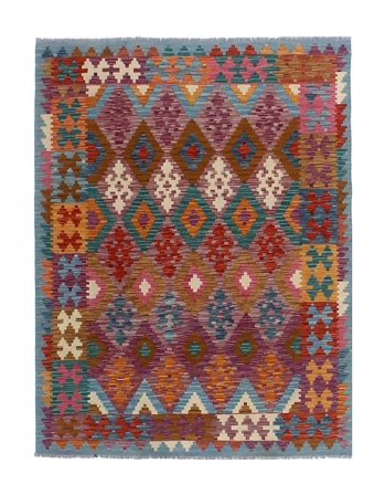 Oriental Kilim Afghan Old Style Rug 150X195 Wool, Afghanistan