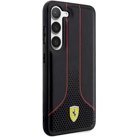 Ferrari Galaxy S23 Plus Skal Perforated 296 P - Svart