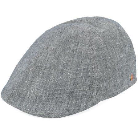 Mayser - Grå flatcap Keps - Paddy Leashes Grey Flat Cap @ Hatstore