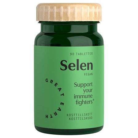 Great Earth Selen 100 mcg 90 tabletter