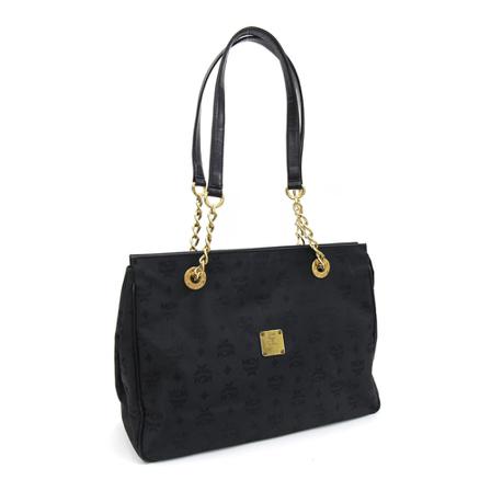 MCM Pre-owned, Tote Bags Zwart, Dames, Maat:ONE Size