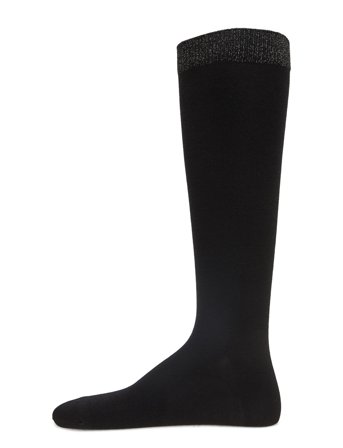 mp Denmark Wool/Silk Knee Socks - Black - 37/39