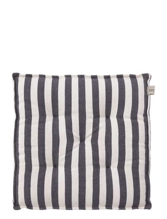 Seatcushion 45X45H5 Nature/Darkgrey Home Textiles Seat Pads Grey ERNST